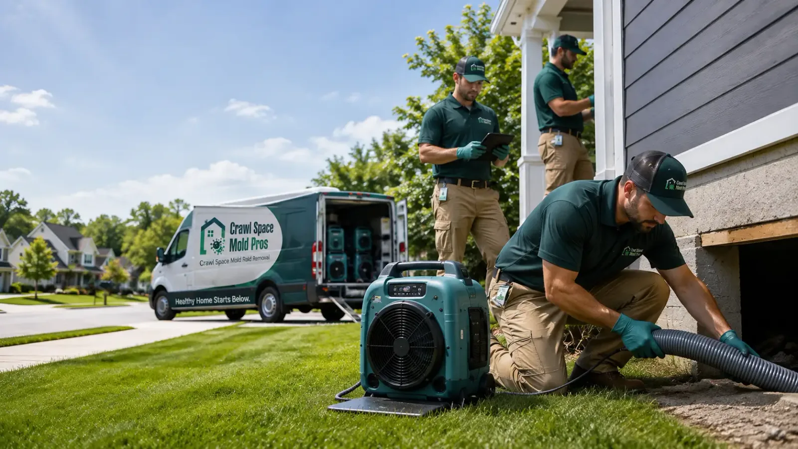 Crawl Space Mold Removal in Mass City, MI